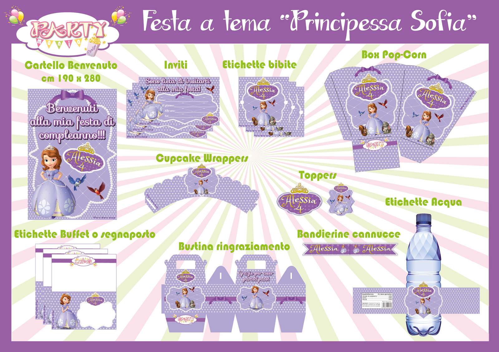 Festa a tema - Principessa Sofia