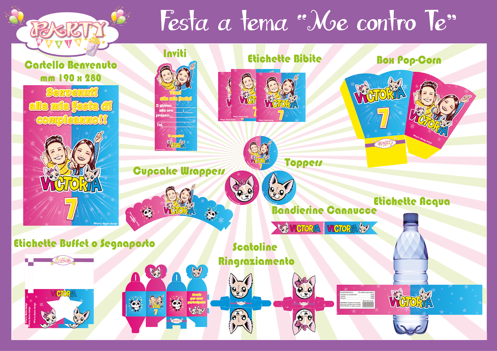 Festa a tema Me contro te