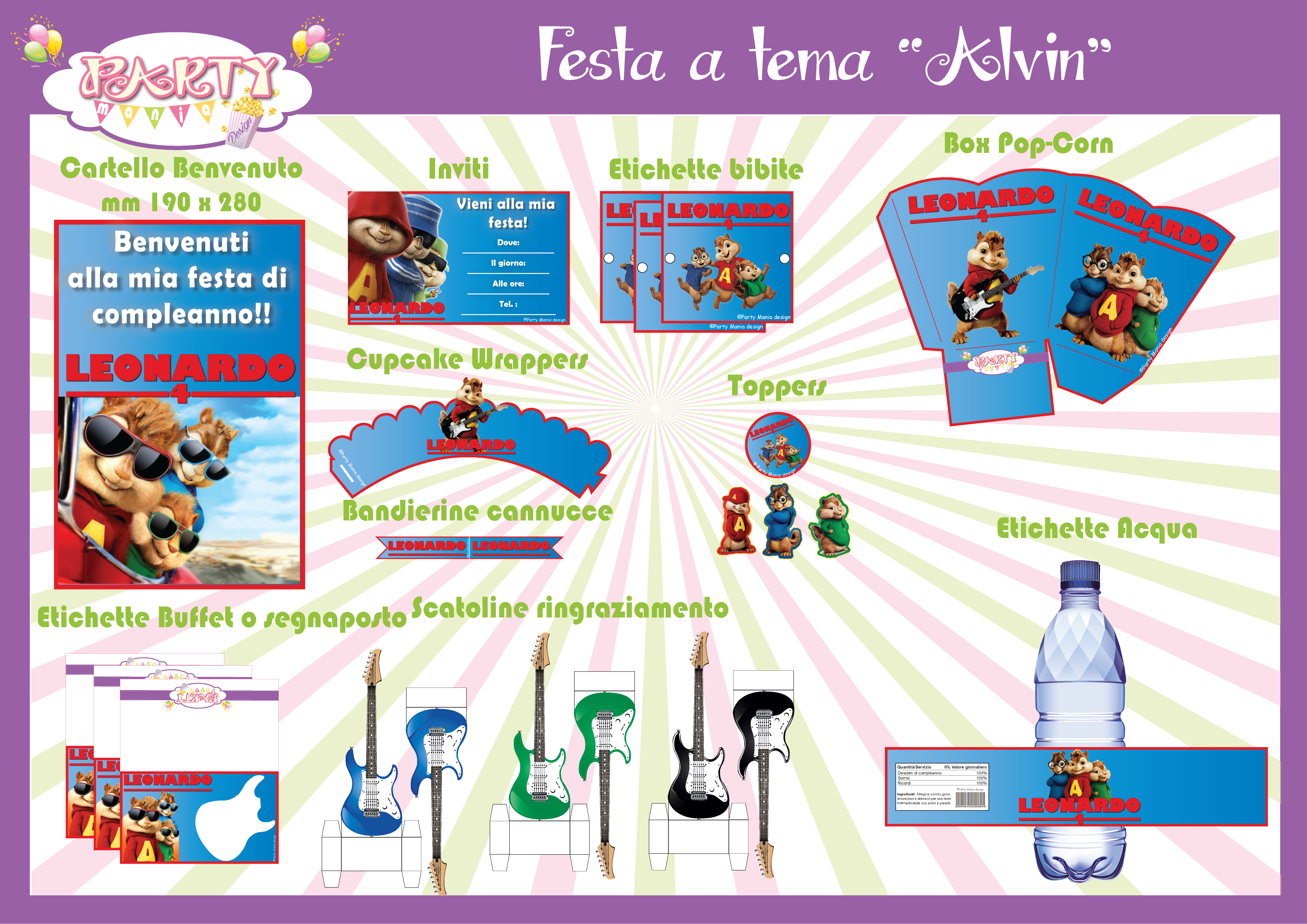 Festa a tema Alvin Superstar