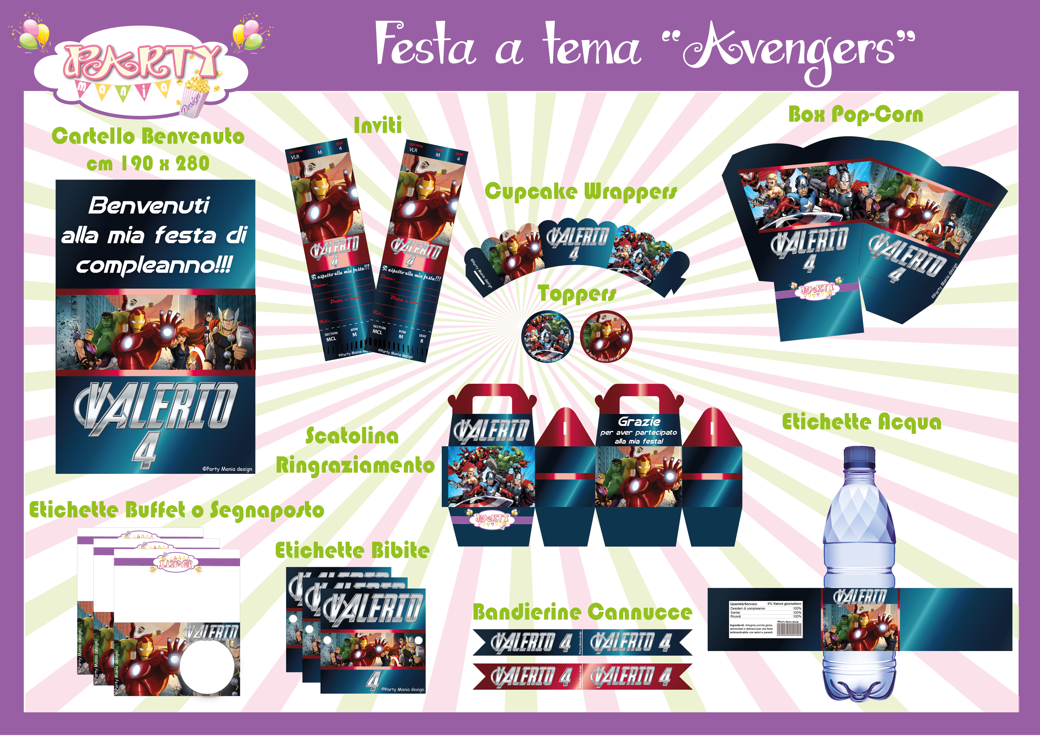 Festa a tema Avengers