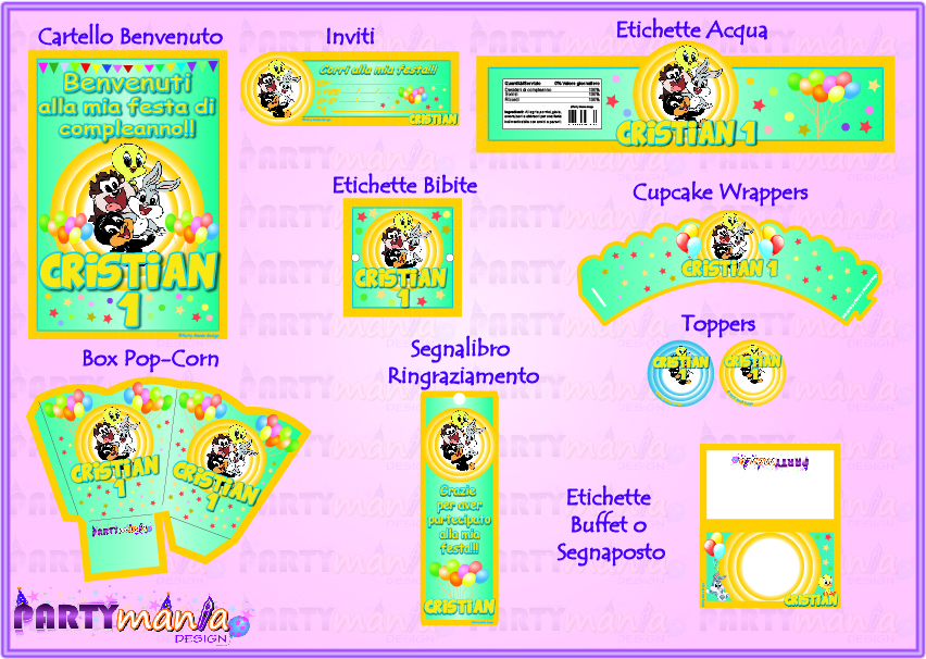 Festa a tema Baby Looney Tunes
