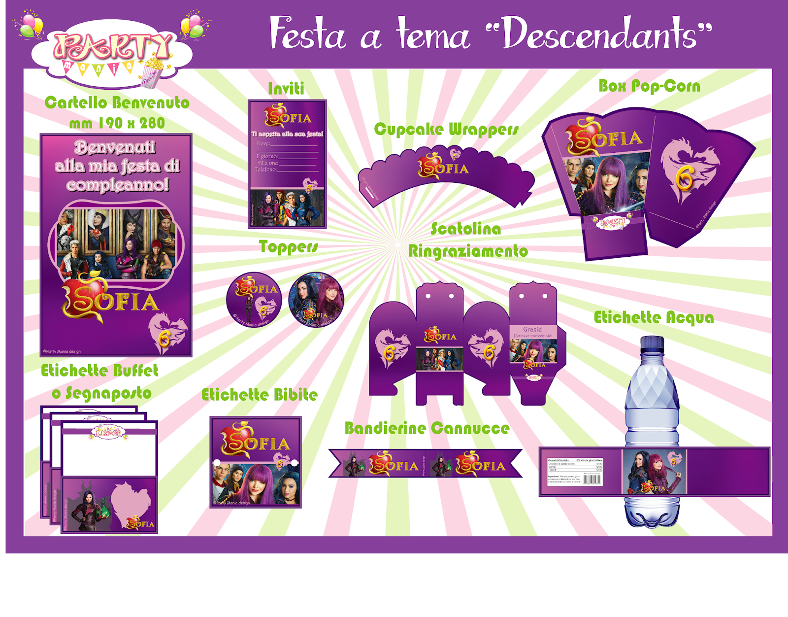 Festa a tema a Descendants