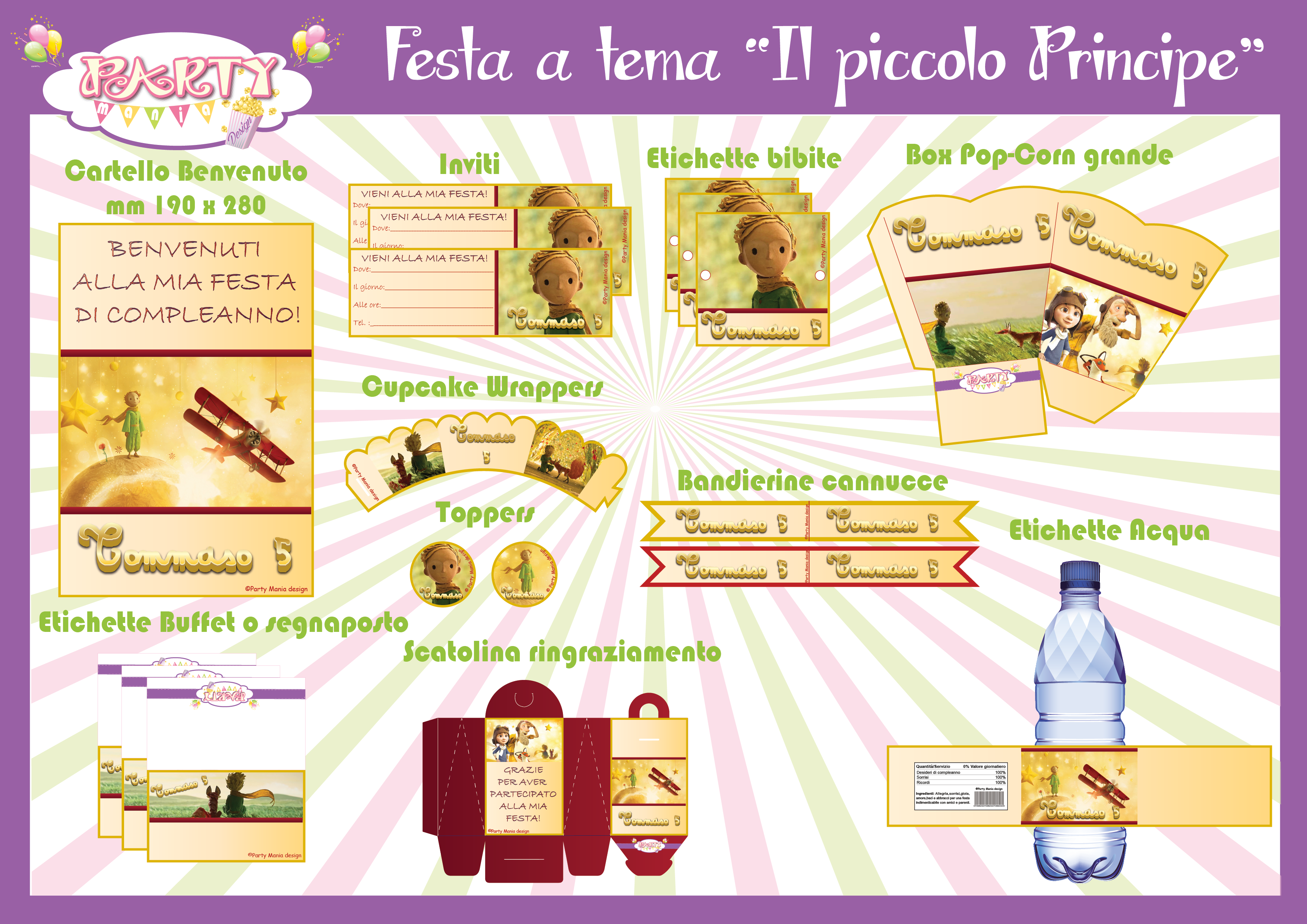 Party Kit Piccolo Principe